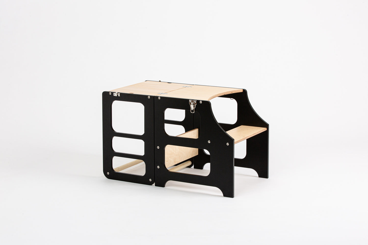 Foldable kitchen tower, Black