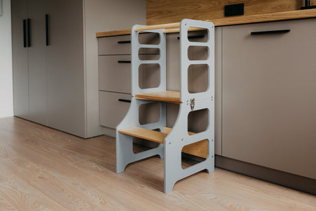 Foldable kitchen tower, Grey
