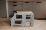 Foldable kitchen tower, Grey