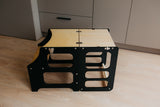 Foldable kitchen tower, Black