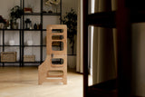 Mid-Century Modern Foldable Kitchen Tower | Scandinavian Natural