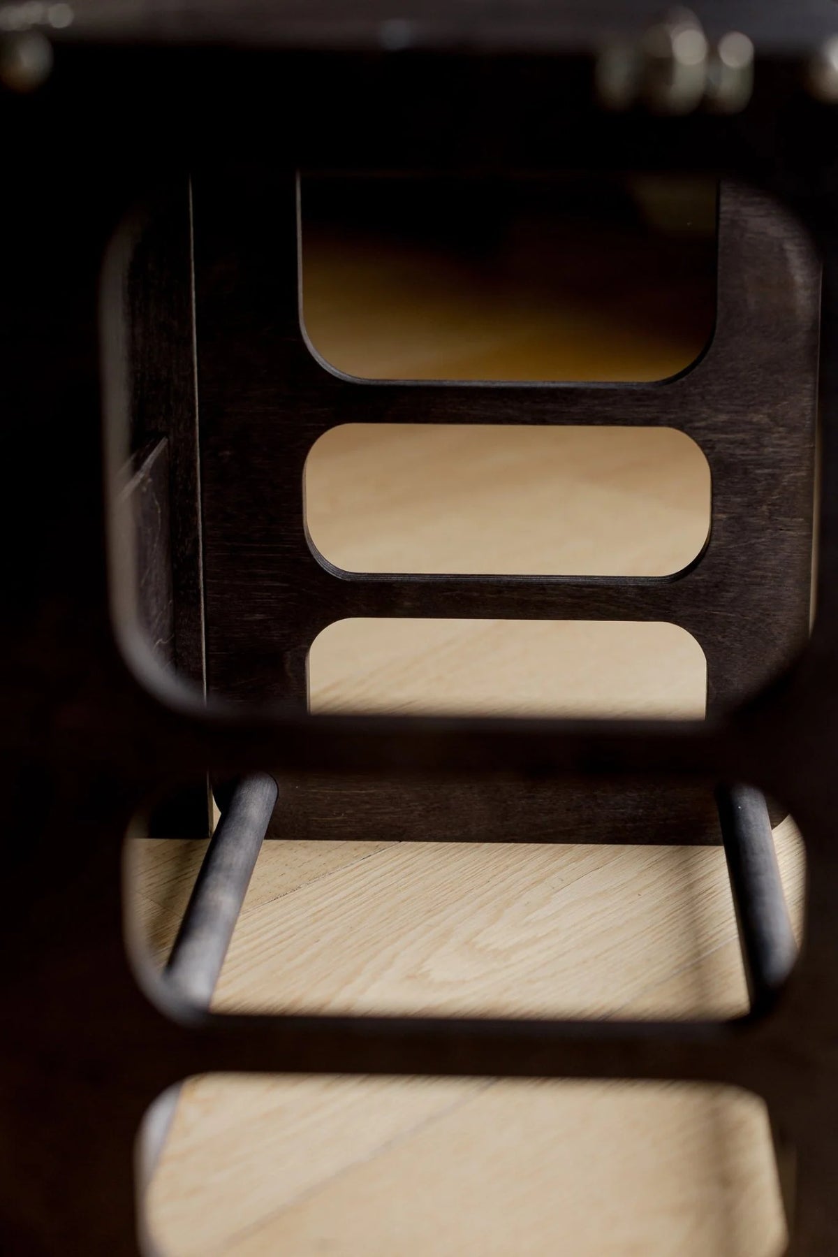 Mid-Century Modern Foldable Kitchen Tower | Esspresso Brown