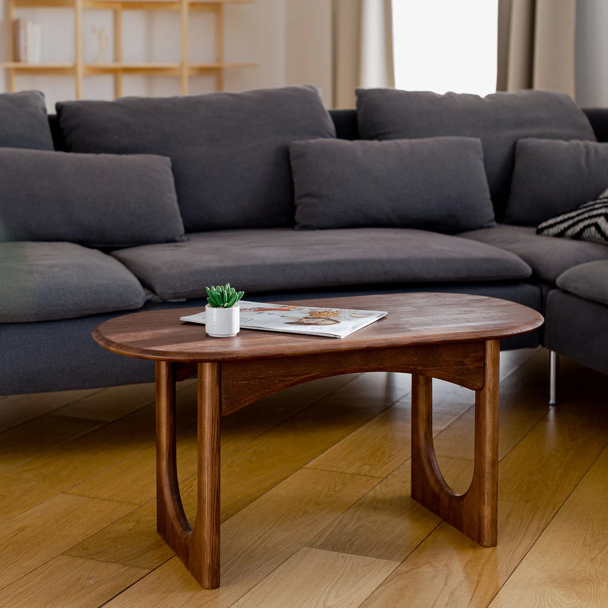 Mid-Century modern coffee table | Large