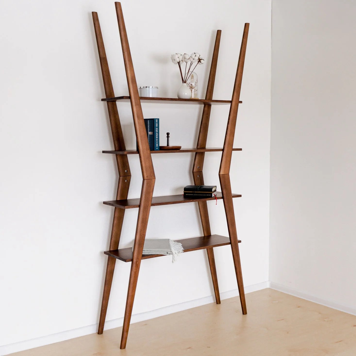 Mid Century Modern Bookcase | The X