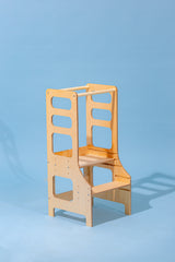 Adjustable height kitchen tower, Natural