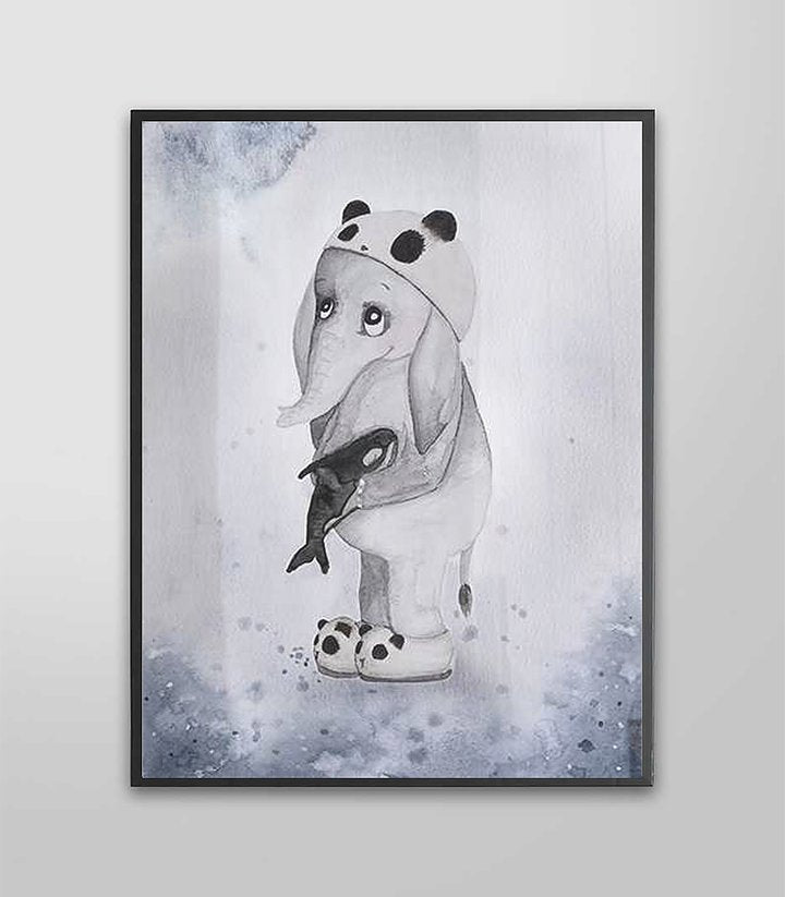 Poster  "Elefanten Elias" - Fashionell