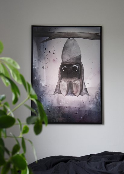 Poster  "Fladdermusen Bella" - Fashionell