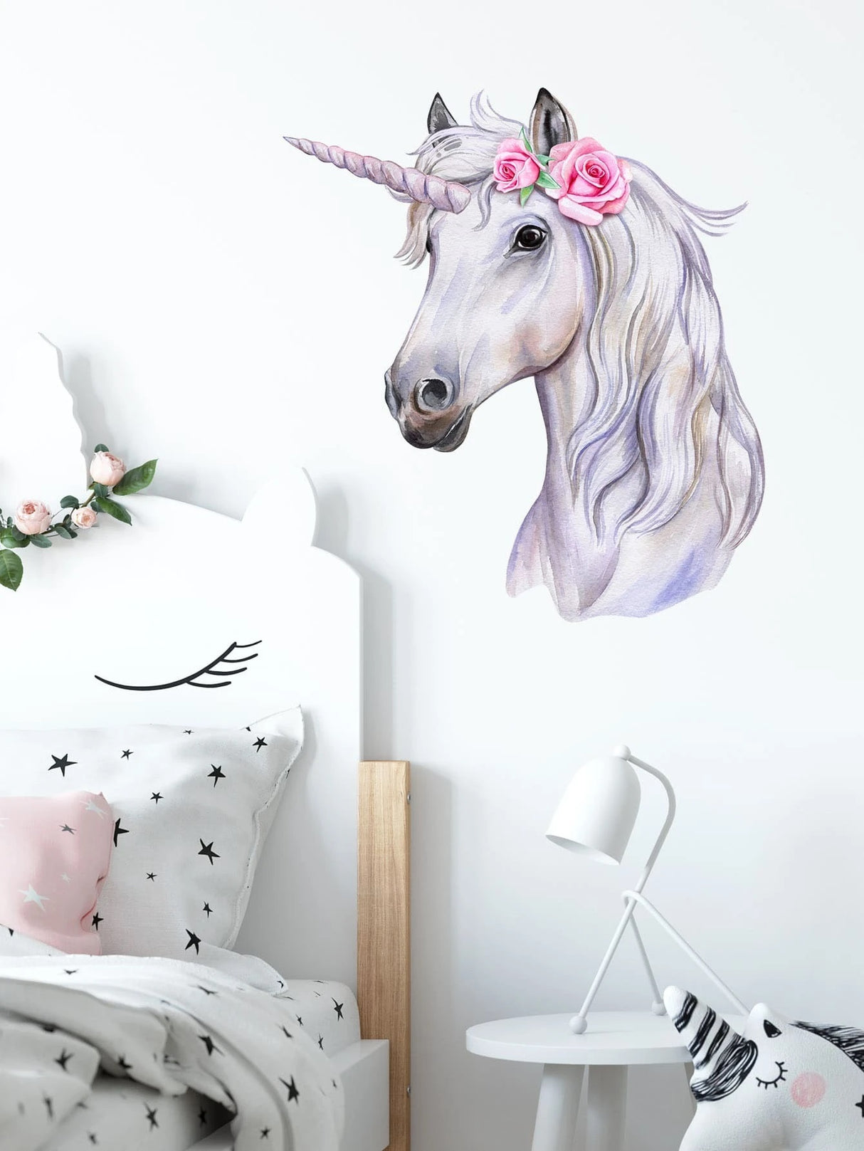 Väggdekal, Unicornhuvud