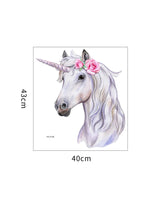 Väggdekal, Unicornhuvud