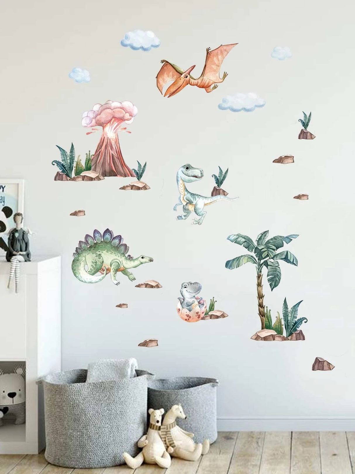 Väggdekal, Kids Dinosaurier