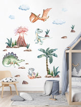 Väggdekal, Kids Dinosaurier