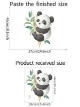 Väggdekal, Panda med eucalyptus
