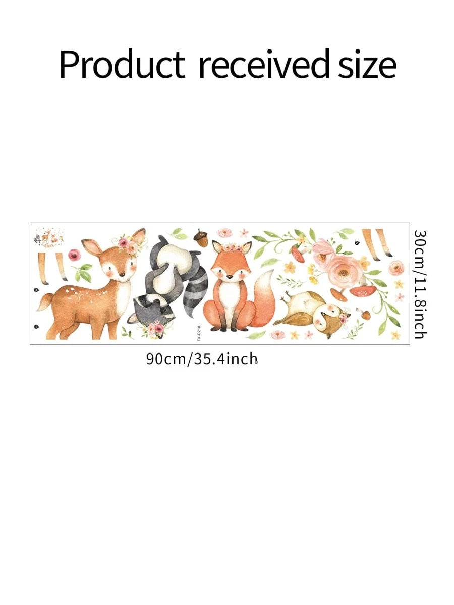 Väggdekal, Skogens vänner