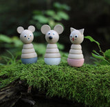 Stapelleksak Daisy katt, rosa - Ella & Frederik