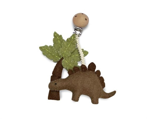 Barnvagnshänge Dinosaurie, Brun