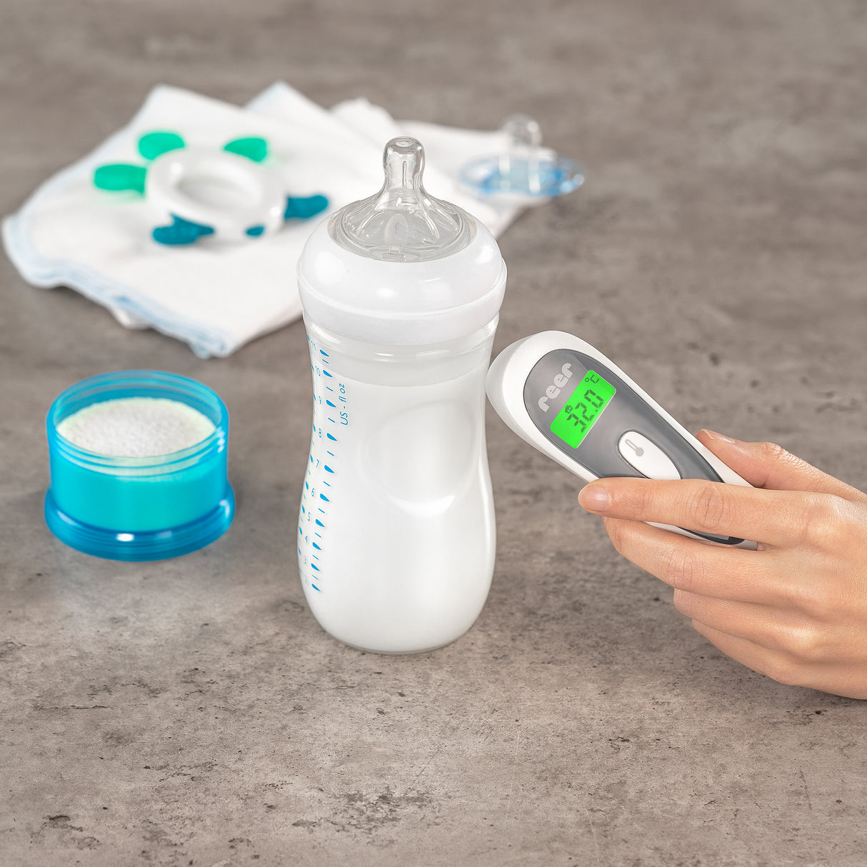Kontaktlös infraröd termometer, 3-in-1 - Reer