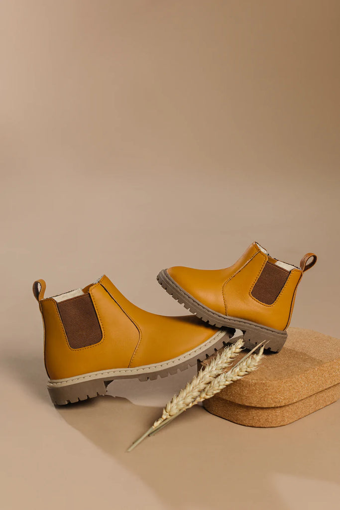 Little Explorer Boots, Mustard - BabyMocs