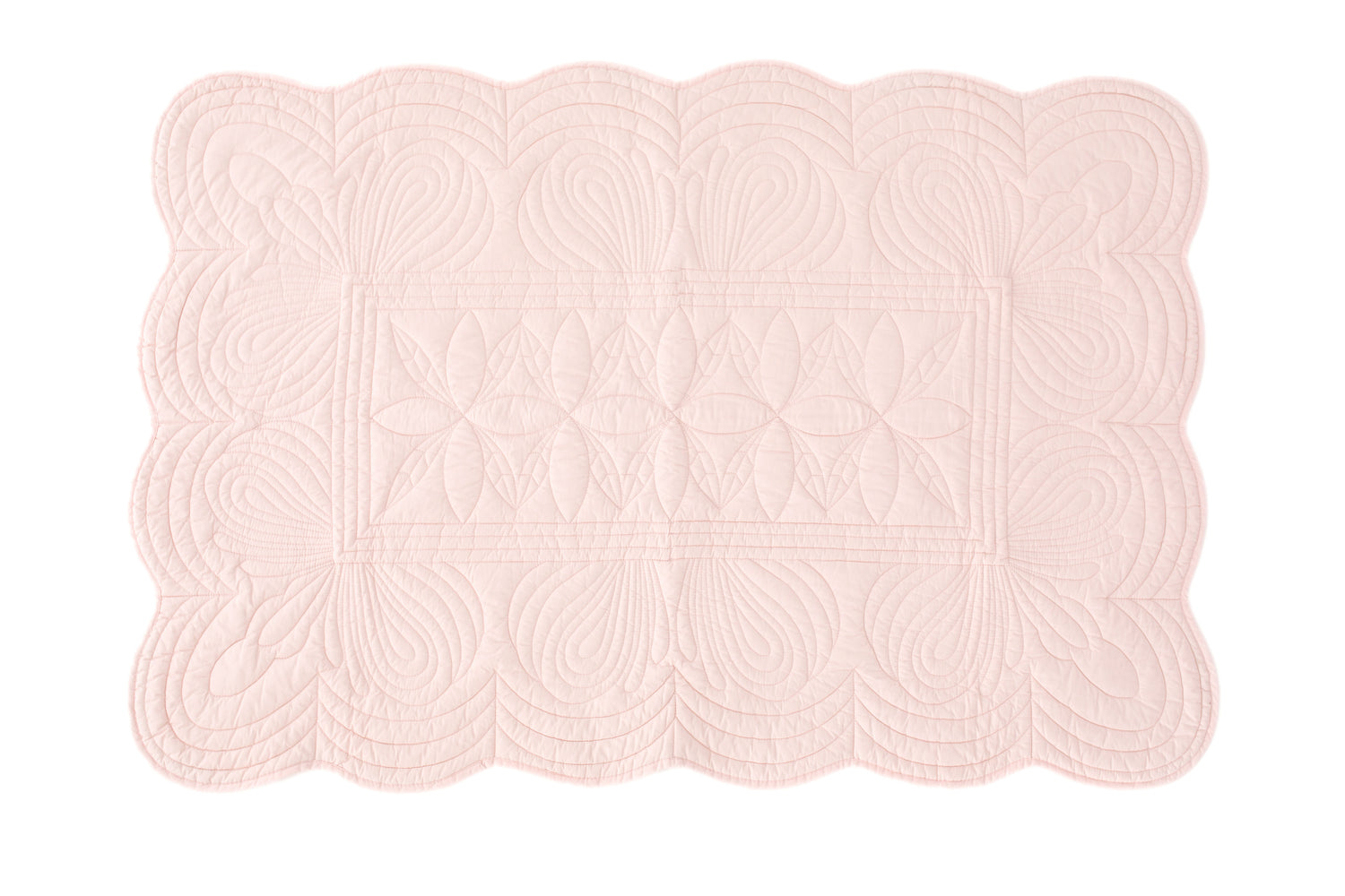 Överkast och kuddfodral Baby, Shell Pink