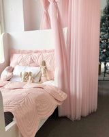 Överkast och kuddfodral Baby, Shell Pink