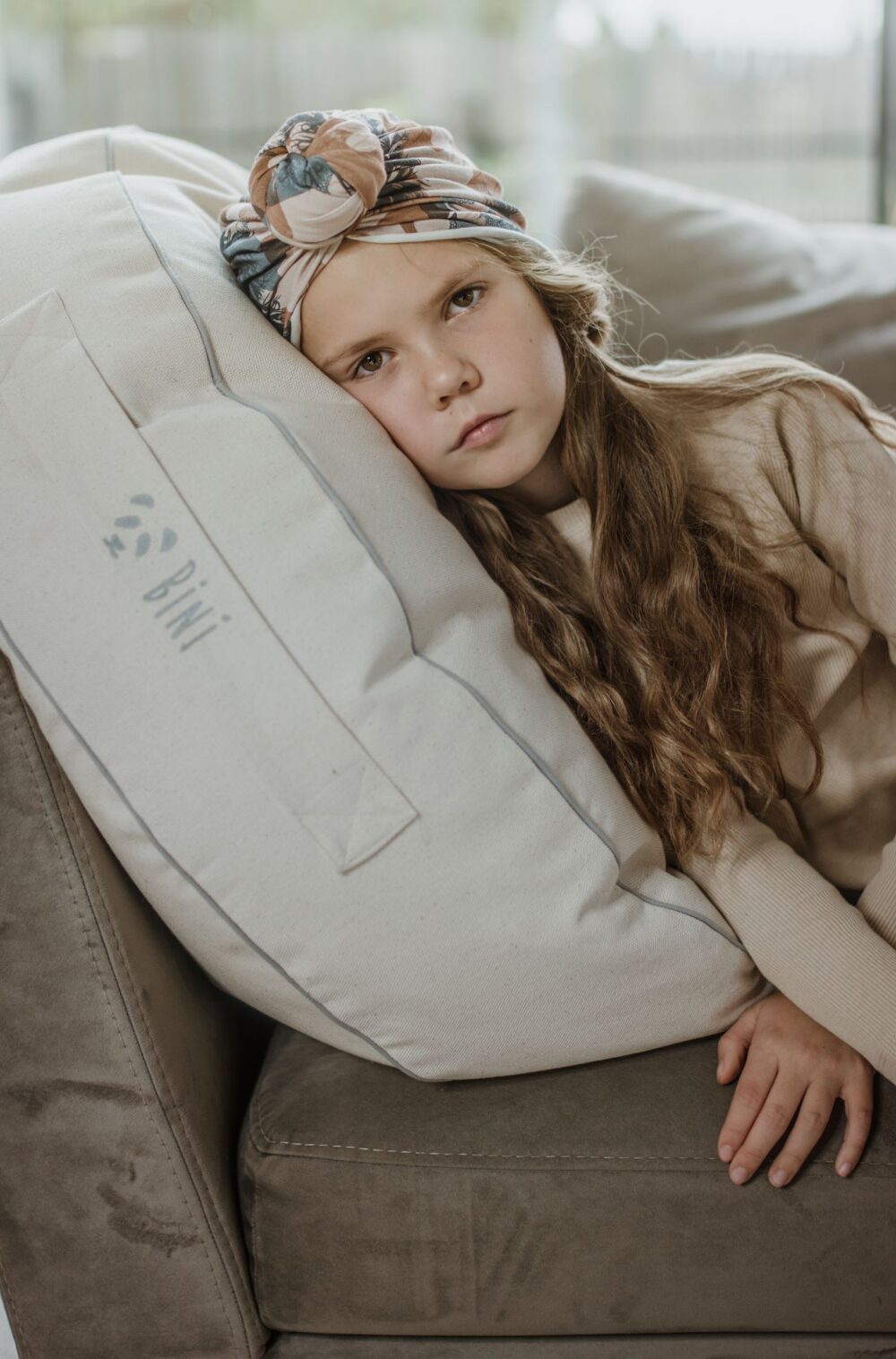 Sittpuff, grå