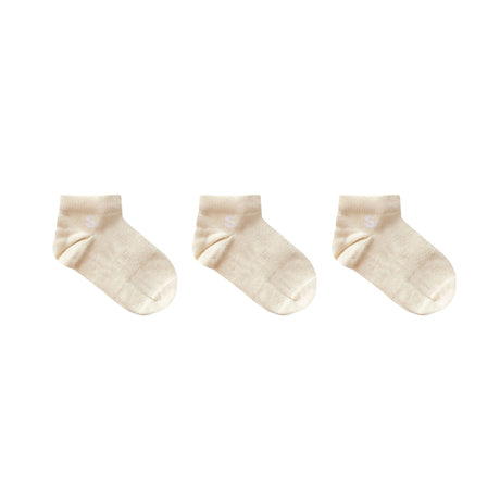 3-pack Sneaker Socks Shell, strl 28/30