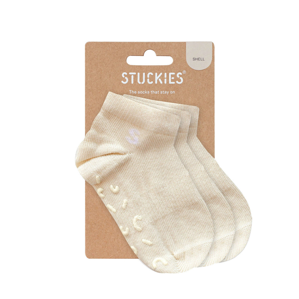 3-pack Sneaker Socks Shell, strl 25/27 (Anti-Slip) - Stuckies