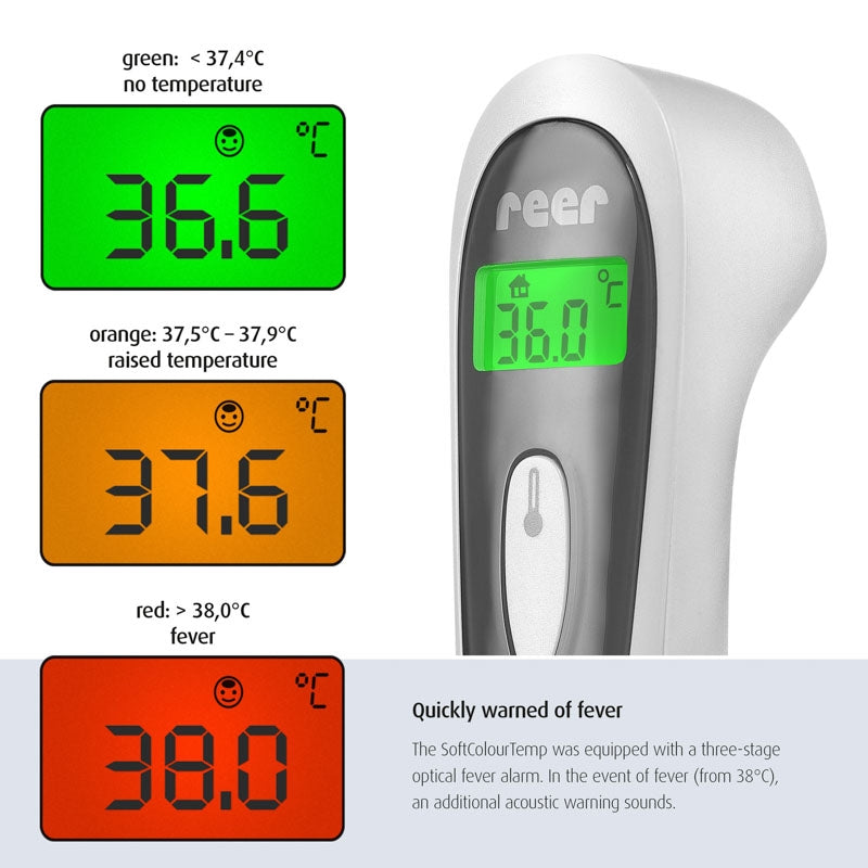 Kontaktlös infraröd termometer, 3-in-1 - Reer