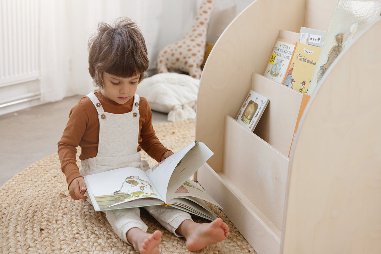 KUMPU Montessori bokhylla, Vit