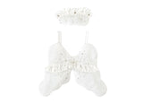 Little Vintage Angel Wings & Eyemask, Off White - Bonne Mére