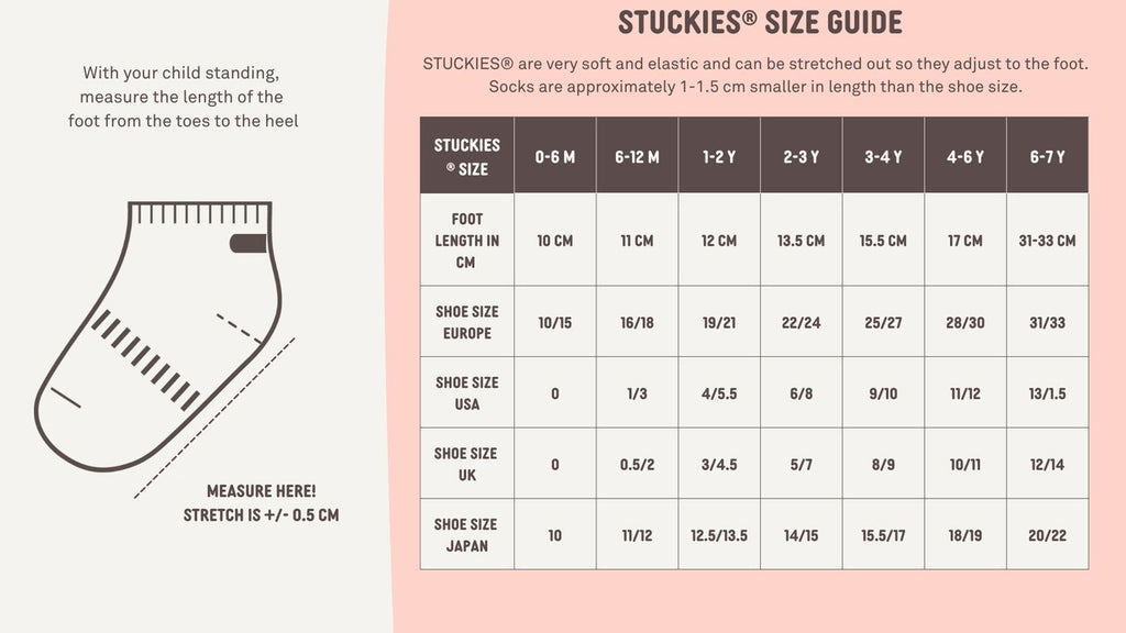 3-pack Sneaker Socks Cay Cay, strl 25/27 (Anti-Slip) - Stuckies