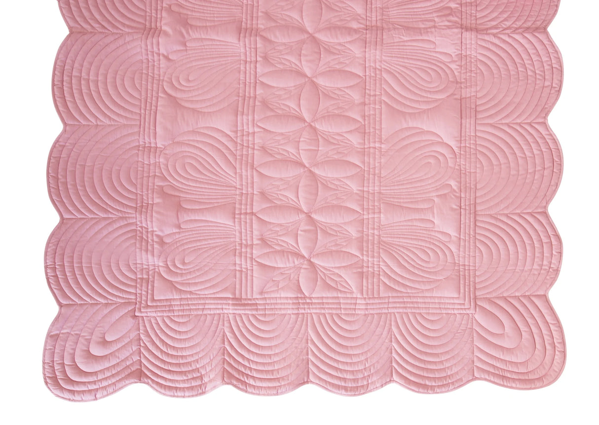 Överkast och kuddfodral King 170x235 cm, Rose