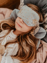 Starry Night Angel Wings & Eyemask Set, Duckegg - Bonne Mére