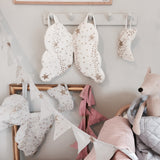 Glitter Stars Kitty Angel Wings & Eyemask Set, Challk - Bonne Mére