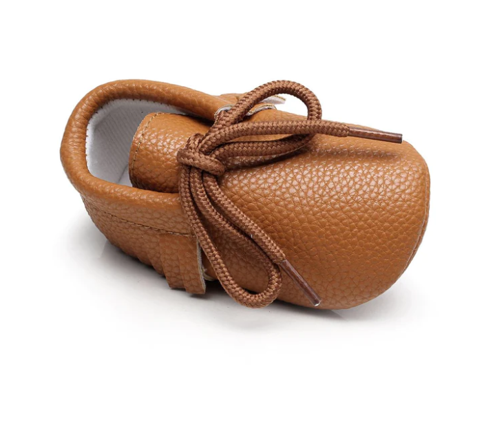 Little Camper Mocs, Brown - BabyMocs