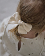 Ester Linen Bow, Sand