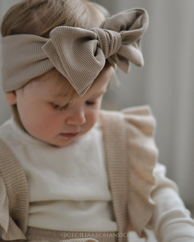 Viola Rib Headband, Cappuccino - Liv & Loke