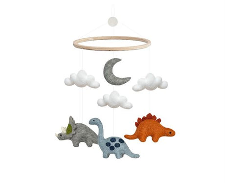 Handsydd mobil, Dinosaurier med moln