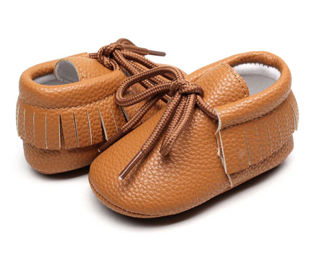 Little Camper Mocs, Brown - BabyMocs