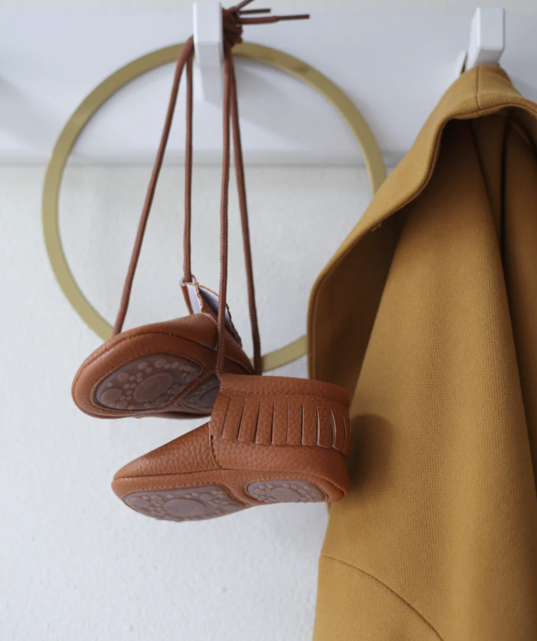 Little Camper Mocs, Brown - BabyMocs
