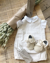 Little Camper Mocs, Beige - BabyMocs