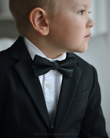 Malte Bow Fluga, Glossy Black - Liv & Loke