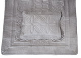 Överkast och kuddfodral King170x235 cm, Elephant grey