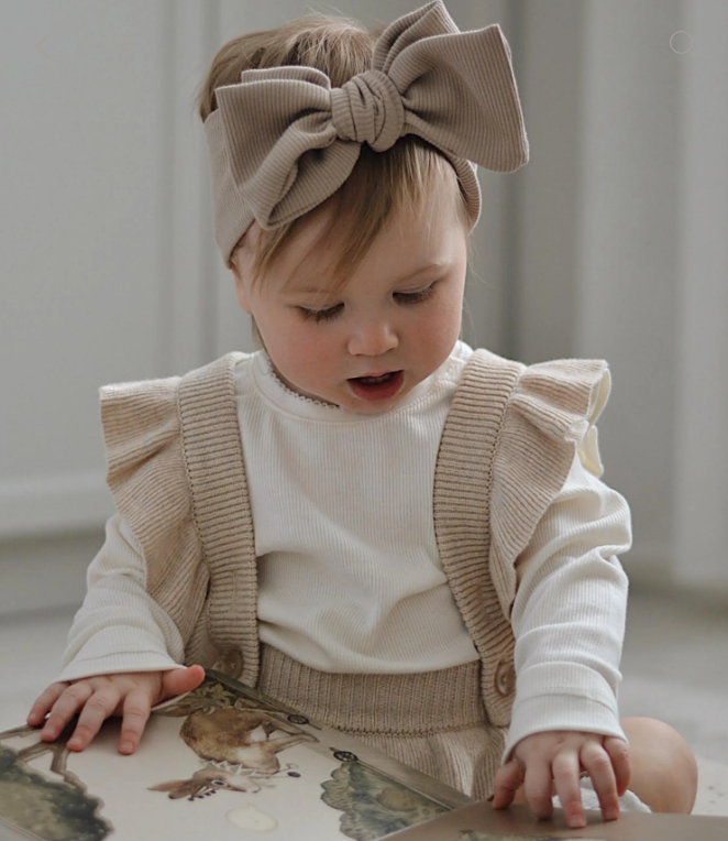 Viola Rib Headband, Cappuccino - Liv & Loke