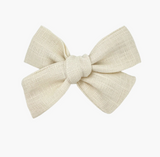 Ester Linen Bow, Sand