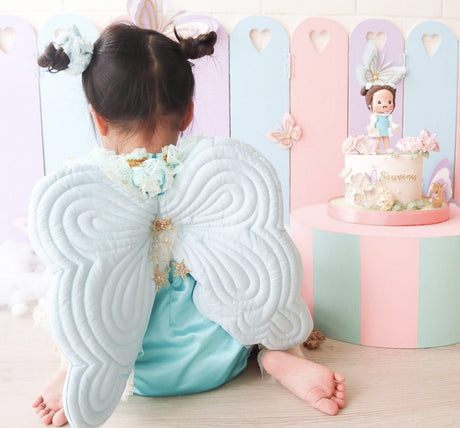 Starry Night Angel Wings & Eyemask Set, Sea Angel