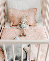 Överkast och kuddfodral Baby, Shell Pink
