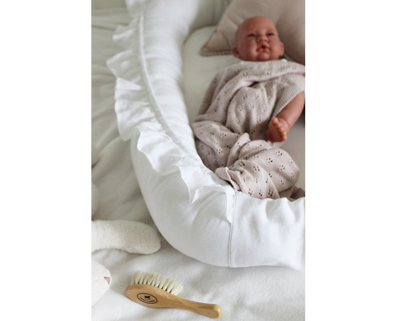 Babynest Linne Volang White - Cotton & Sweets