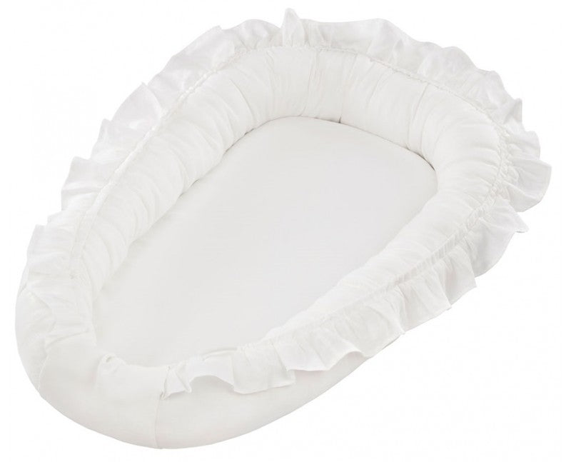 Babynest Linne Volang White - Cotton & Sweets